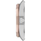Tissot Prc 100 Solar, White Dial, 34Mm Watch For Women, Two-Tone Rose Gold And Silver Stainless Steel Bracelet, Solar Quartz Movement, T1518222211100
