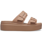 Crocs Women'S Brooklyn Buckle Low Wedges
