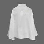 Womens Button Down Shirt Casual 3/4 Sleeve Loose Fit Collared Work Blouse Tops