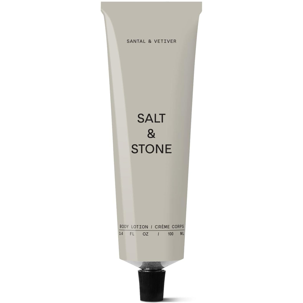 Salt & Stone Body Lotion For Women & Men | Santal & Vetiver | Hydrates, Nourishes & Softens Skin | Restores Dry Skin | Fast-Absorbing | Cruelty-Free & Vegan | 3.4 Fl Oz