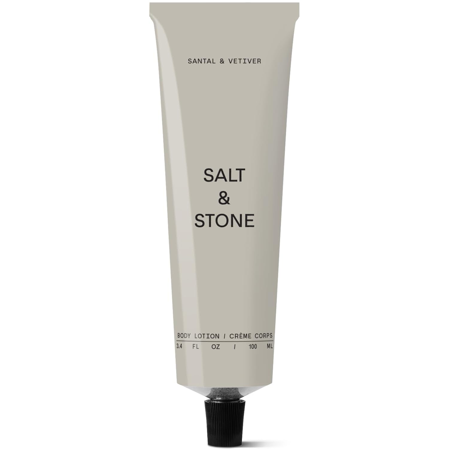 Salt & Stone Body Lotion For Women & Men | Santal & Vetiver | Hydrates, Nourishes & Softens Skin | Restores Dry Skin | Fast-Absorbing | Cruelty-Free & Vegan | 3.4 Fl Oz