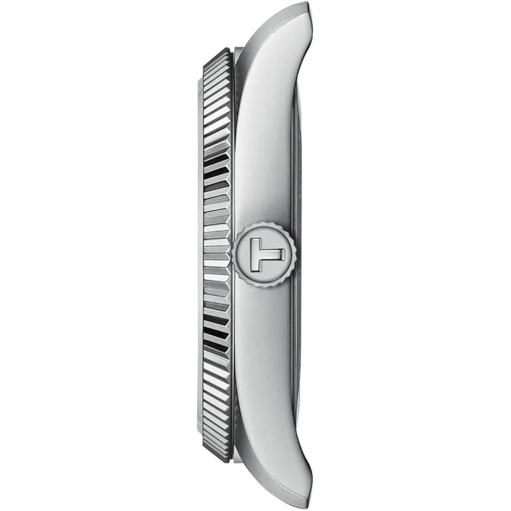 Tissot Ballade, Swiss Quartz Watch For Women, 34 Mm, Stainless Steel Case And Bracelet, Mint Green Dial, T1562101109100