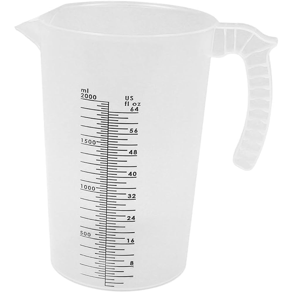 Valley Industries Multi-Purpose Measuring Pitcher - 64Oz., Translucent
