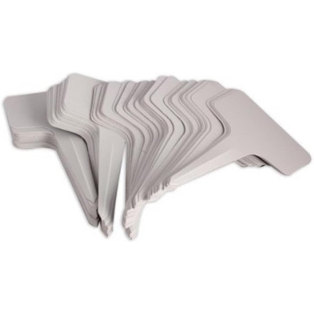Kinglake 100 Pcs 6 X10Cm Plastic Plant T-Type Tags Nursery Garden Labels