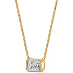 Fascinating Diamonds Bezel Set Solitaire Pendant for Women IGI Certified 14K Gold/Silver Lab Grown Diamond Choker Pendant Necklace With 18" Chain (E-F-G, VS1-VS2, 0.50-5 c.t.w)