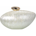 Shell Shape Acrylic Clutch Trendy Metallic Acrylic Evening Bag Shiny Egg Purses And Handbags For Women Wedding Party