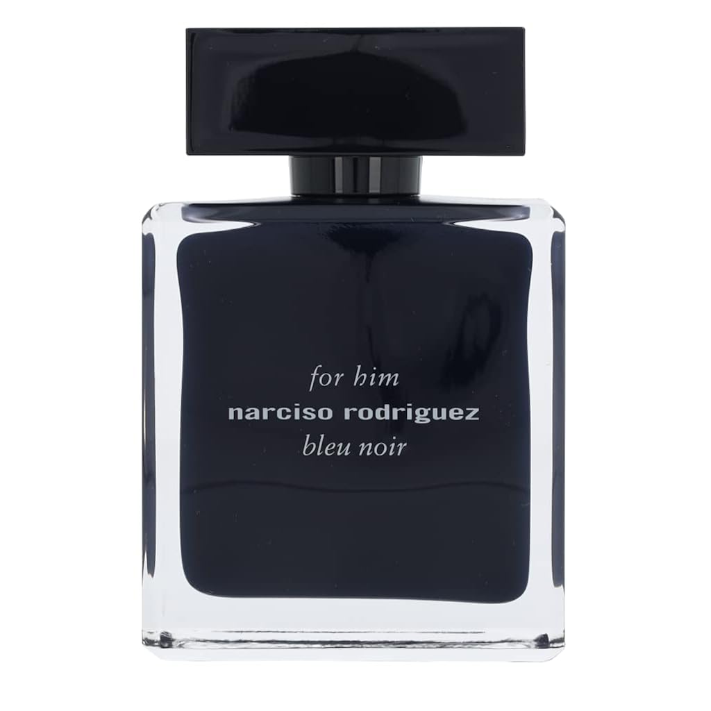Narciso Rodriguez Him Bleu Noir Eau de Toilette Spray for Men, 3.3 Ounce