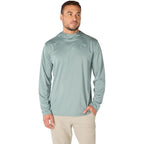 Carhartt Men'S Force Sun Defender™ Lightweight Long-Sleeve Hooded Logo Graphic T-Shirt