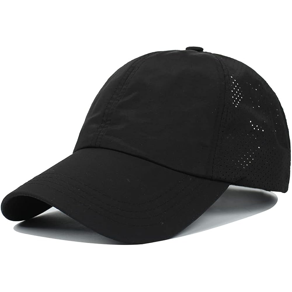 Womens Criss Cross Ponytail Hat Quick Drying Baseball Cap Sun Hats Uv Protection Sport Cap