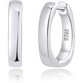 925 Sterling Silver Women's Earrings -15mm, Small Women's Silver Ring Earrings, Hypoallergenic And Lightweight, Fashionable Jewelry Gift, Suitable For Daily And Party Wear