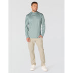Carhartt Men'S Force Sun Defender™ Lightweight Long-Sleeve Hooded Logo Graphic T-Shirt
