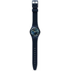 Swatch Gent Biosourced Unisex Watch Casual Plastic Blue Quartz Waterproof Sir Blue