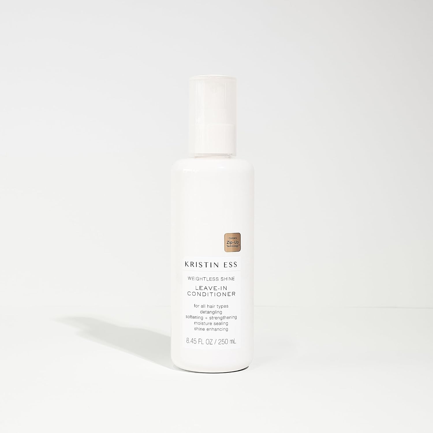 Kristin Ess Hair Hydrating Salon Leave In Conditioner Spray for Strength + Shine - Lightweight Anti Frizz Detangler for Women - Sulfate Free + Color Safe - Castor Oil Moisture Bond Repair Spray