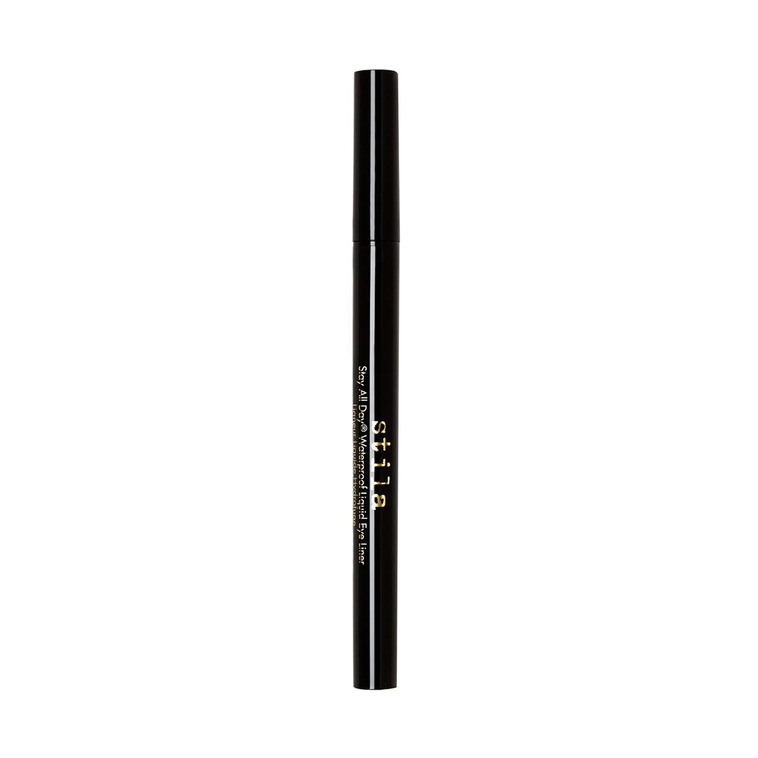 stila Waterproof Liquid Eye Liner, Stay All Day Makeup with Fine Brush Tip Lasting Satin Finish, Smudge-Proof & Transfer-Resistant
