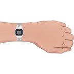 Casio Ladies Mid-Size Silver Tone Digital Retro Watch La-680Wa-1Df