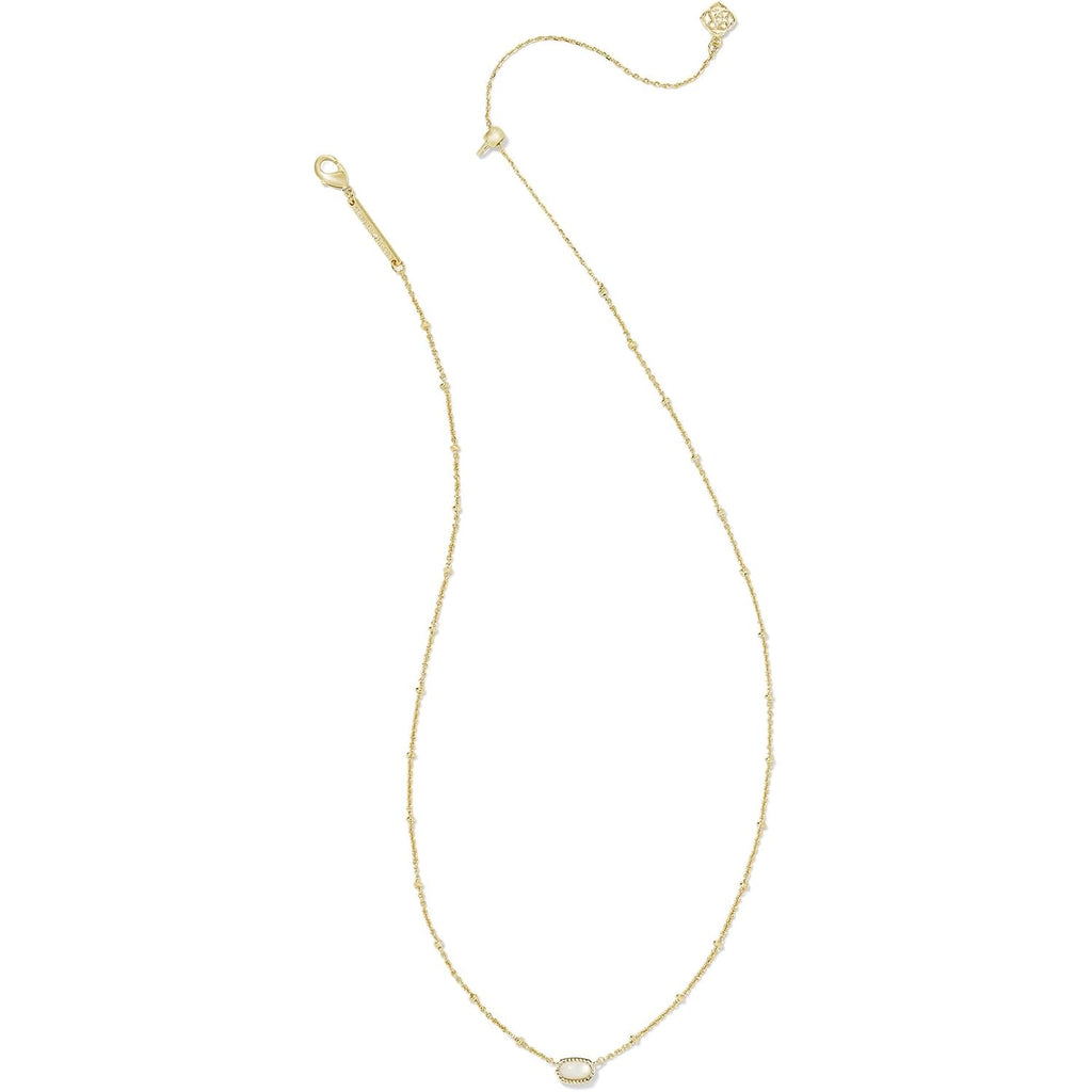 Kendra Scott Mini Elisa 14k Gold-Plated Satellite Short Pendant Necklace, Fashion Jewelry for Women