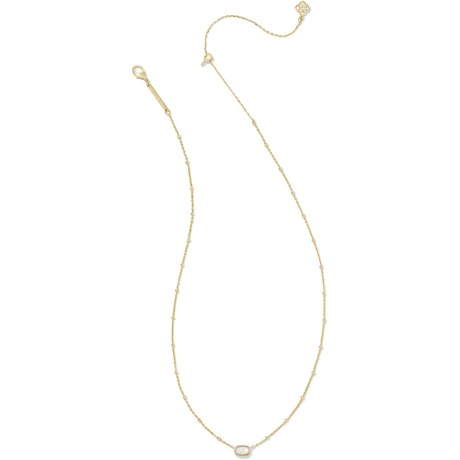 Kendra Scott Mini Elisa 14k Gold-Plated Satellite Short Pendant Necklace, Fashion Jewelry for Women