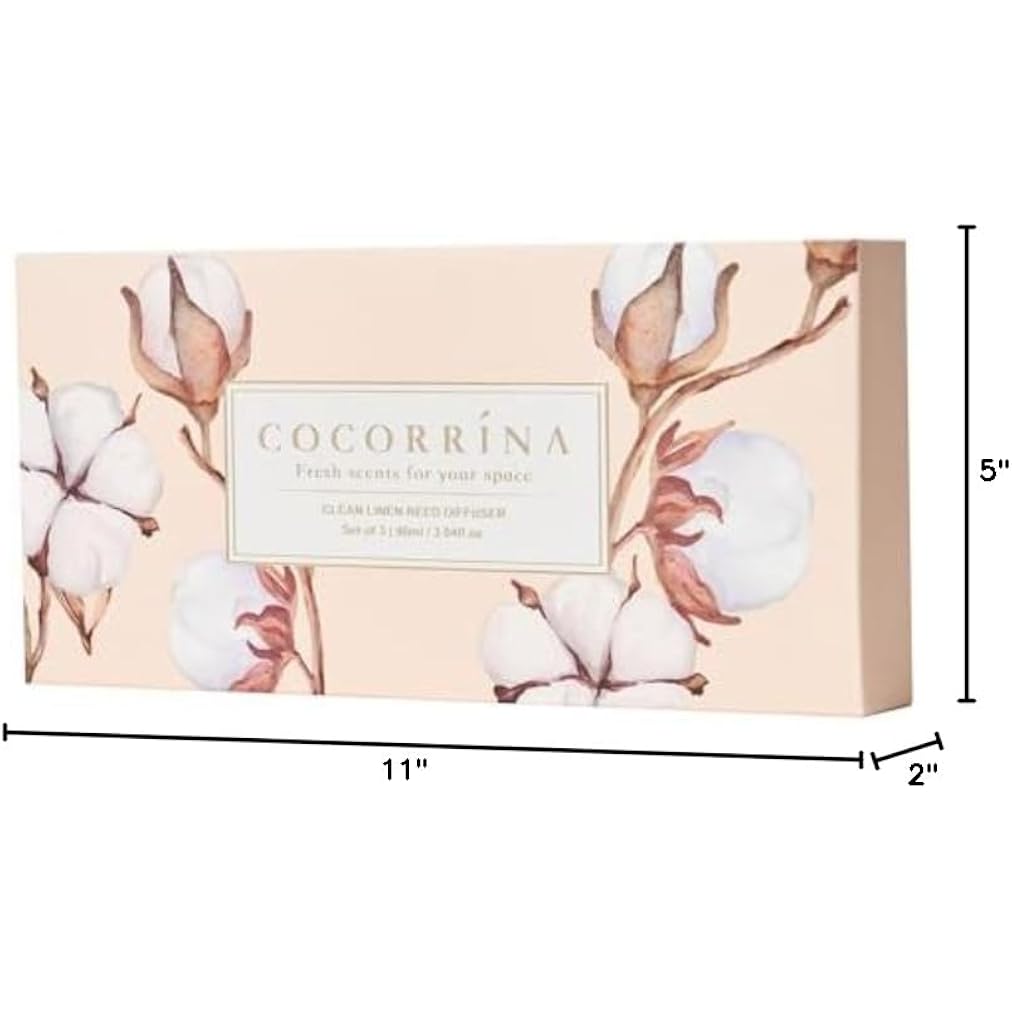 Reed Diffuser Set Of 3-3 Pack/ 3.04 Fl.Oz Diffuser With 24 Sticks Cashmere Vanilla/Sandalwood Rose/Clean Linen Reed Diffuser For Home Bathroom Office Decor