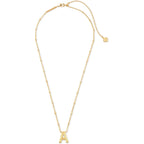 Kendra Scott Letters A-Z Pendant Necklace for Women, Fashion Jewelry, 14k Gold-Plated Brass