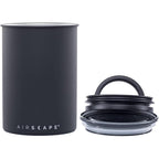 Airscape Planetary Design Stainless Steel Coffee Canister | Food Storage Container | Us Patented Inner Plunger Lid Removes Excess Oxygen | Don'T Buy Airtight, Buy Air-Less | (Medium, Matte Black)