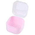 1Pcs Nail Tool Sterilizer, Nail Drill Bits Cleaning Box Disinfection Container For Nail Art Accessories Manicure Sterilization Tray Salon Supplies Sterilizer Cup With Drain Basket (pink)