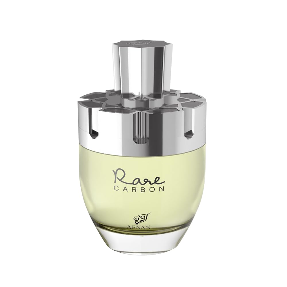Afnan Rare Carbon Eau De Parfum Spray for Men, 3.4 Fl. Oz
