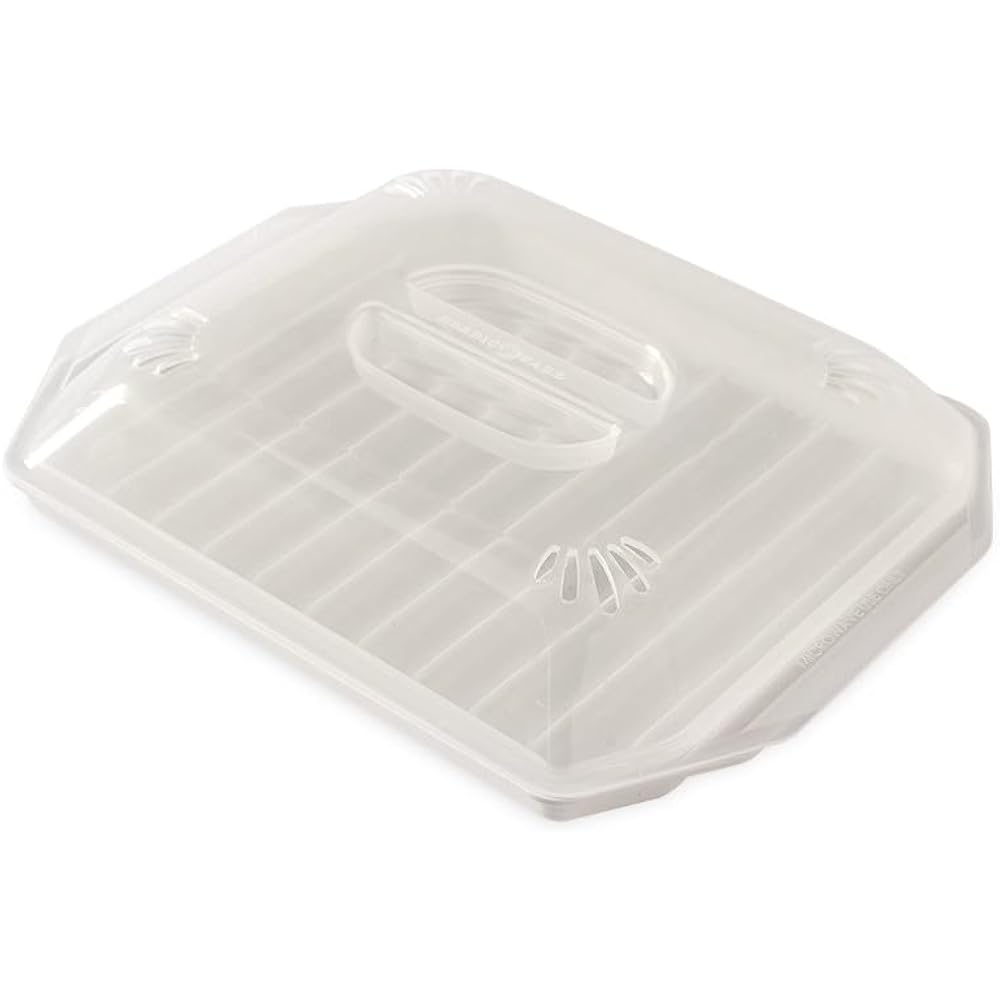 Nordic Ware Bacon Rack With Lid, 10.25X8X2 Inches