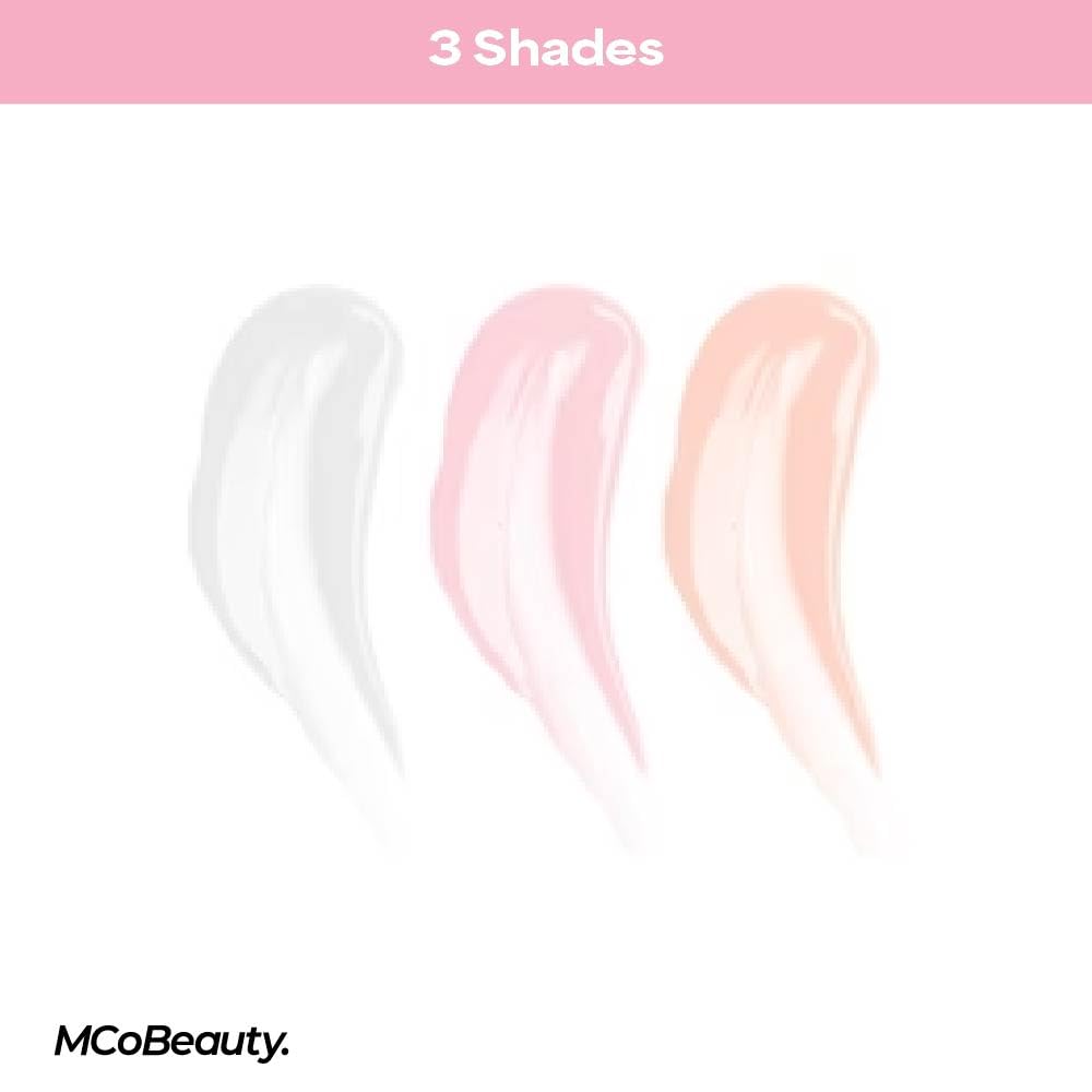 Mcobeauty Lip Gloss Trio - Keychain Lip Gloss Set Of 3 Mini Glosses | 3 High Shine Shades Clip Onto Your Keys, Hydrating Non Sticky Formula, Smooth Doe Foot Glide For Easy Touch Ups