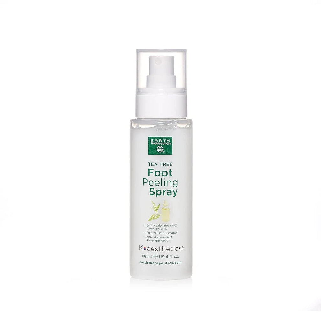 Earth Therapeutics Tea Tree Foot Peeling Spray – Convenient Spray for Buffing Away Calluses – Soothing Botanicals with Australian Tea Tree Oil – Exfoliate Dry Rough Skin