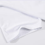 Orj 5 Pcs Unisex Sublimation Blank T Shirt White Polyester Shirts Crew Neck Short Sleeve For Sublimation T Shirt