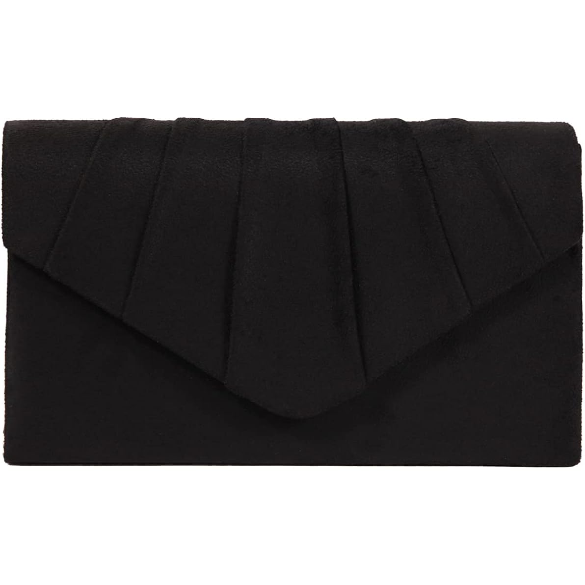 BBjinronjy Clutch Purse Evening Bag for Women Evening Wedding Party Velvet Suede Pleated Handbag
