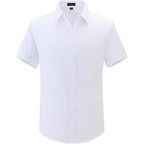 Dress Shirts For Men Big And Tall (Xl Big-6Xl Big Tall) Button Down Short Sleeve Business Casual Collared Shirt