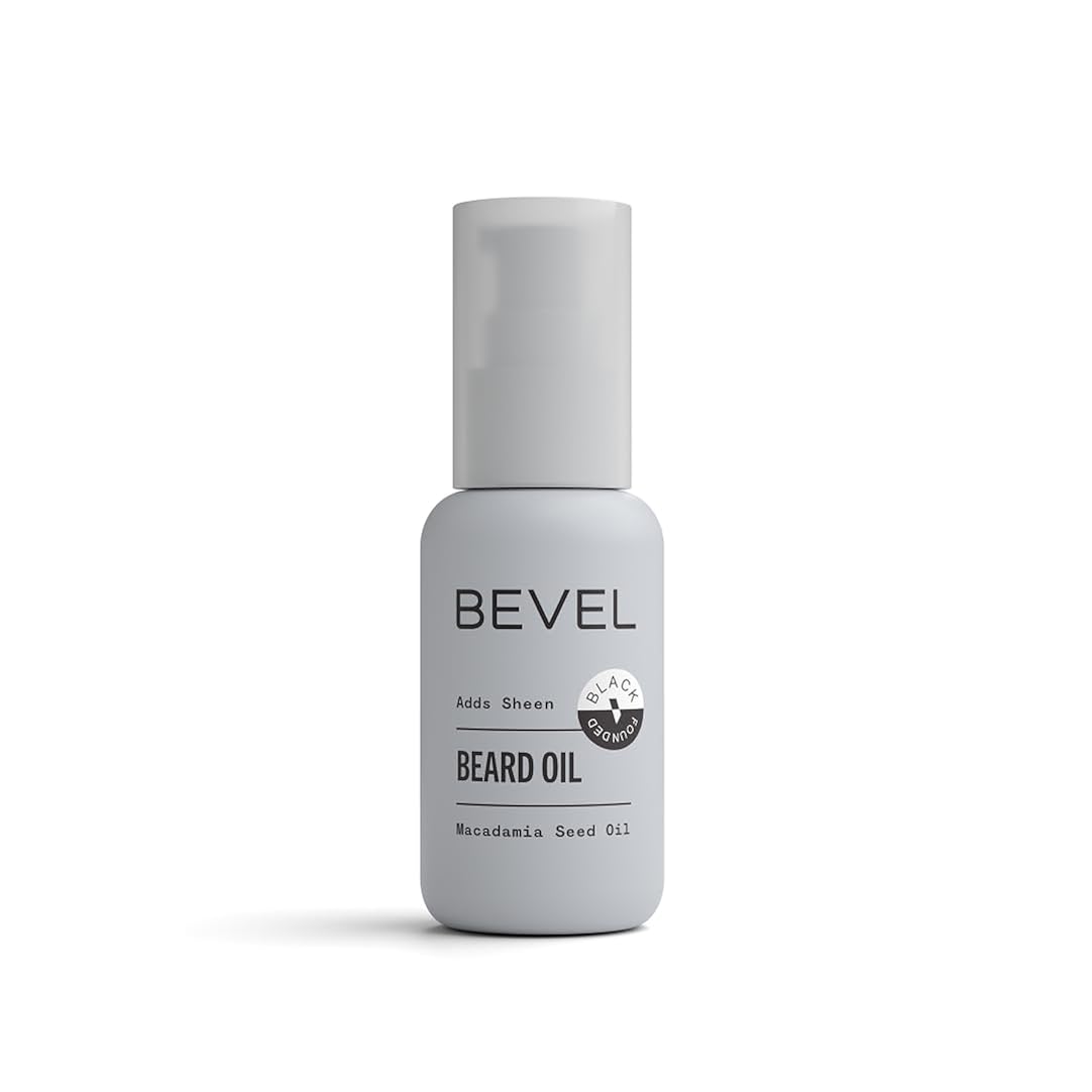 Bevel Beard Oil for Men - Moisturizing Beard Oil with Jojoba Oil and Argan Oil, Adds Shine and Helps Prevent Dryness, Frizz and Breakage, 1 Oz