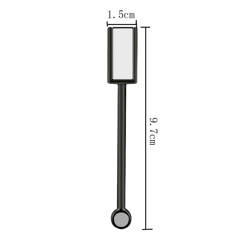 2 Pieces Magnet Stick Double-head Nail Magnet Stick Cat Eye Magic Magnet Stick for 3D Magnetic Cat Eye Gel Magic Nail Art Manicure Tool, Black