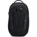 Under Armour Unisex-Adult Hustle 6.0 Backpack, (003) Black/Black/Black, One Size Fits Most