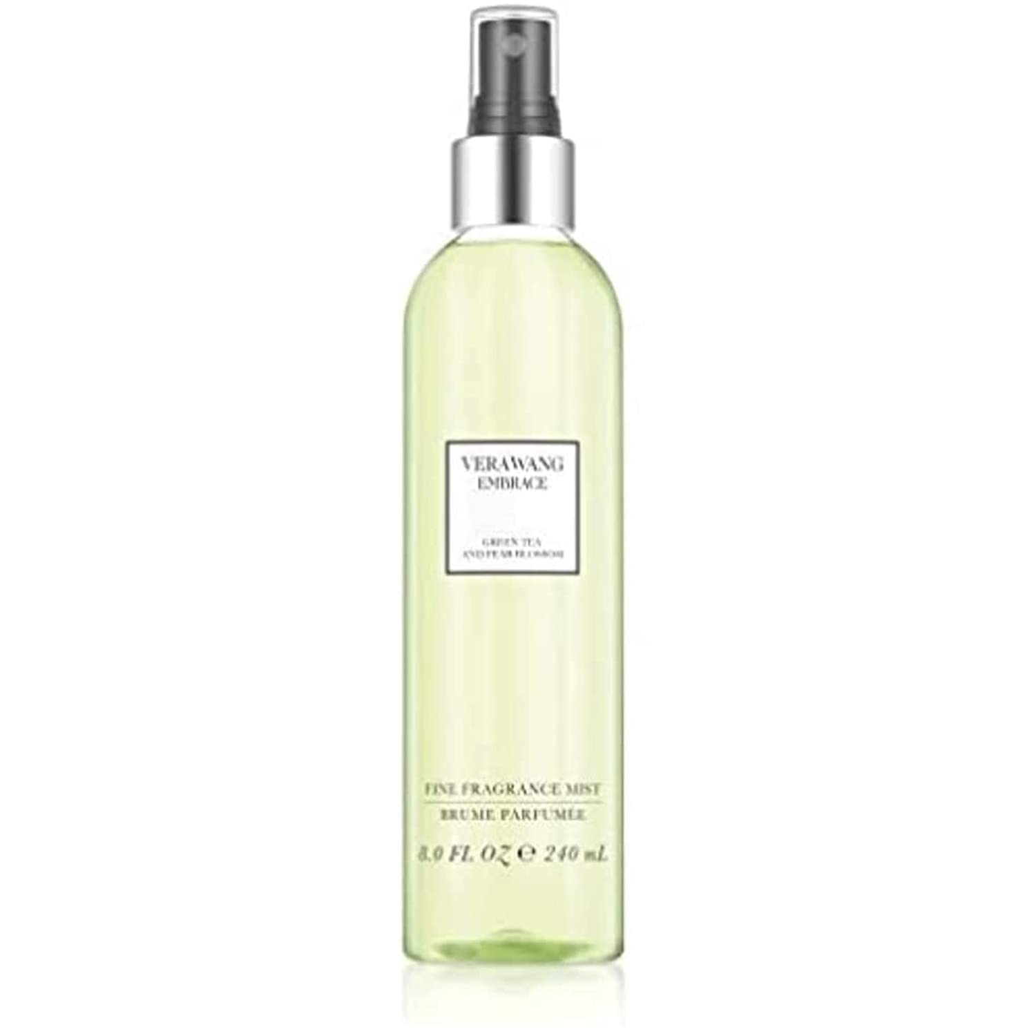 Vera Wang Embrace Green Tea And Pear Blossom Body Mist 8 Fl Oz (Pack Of 1), Notes Of Earthiness, Peony, And Sandalwood, Women'S Fragrance, Long Lasting, Everyday Fragrance