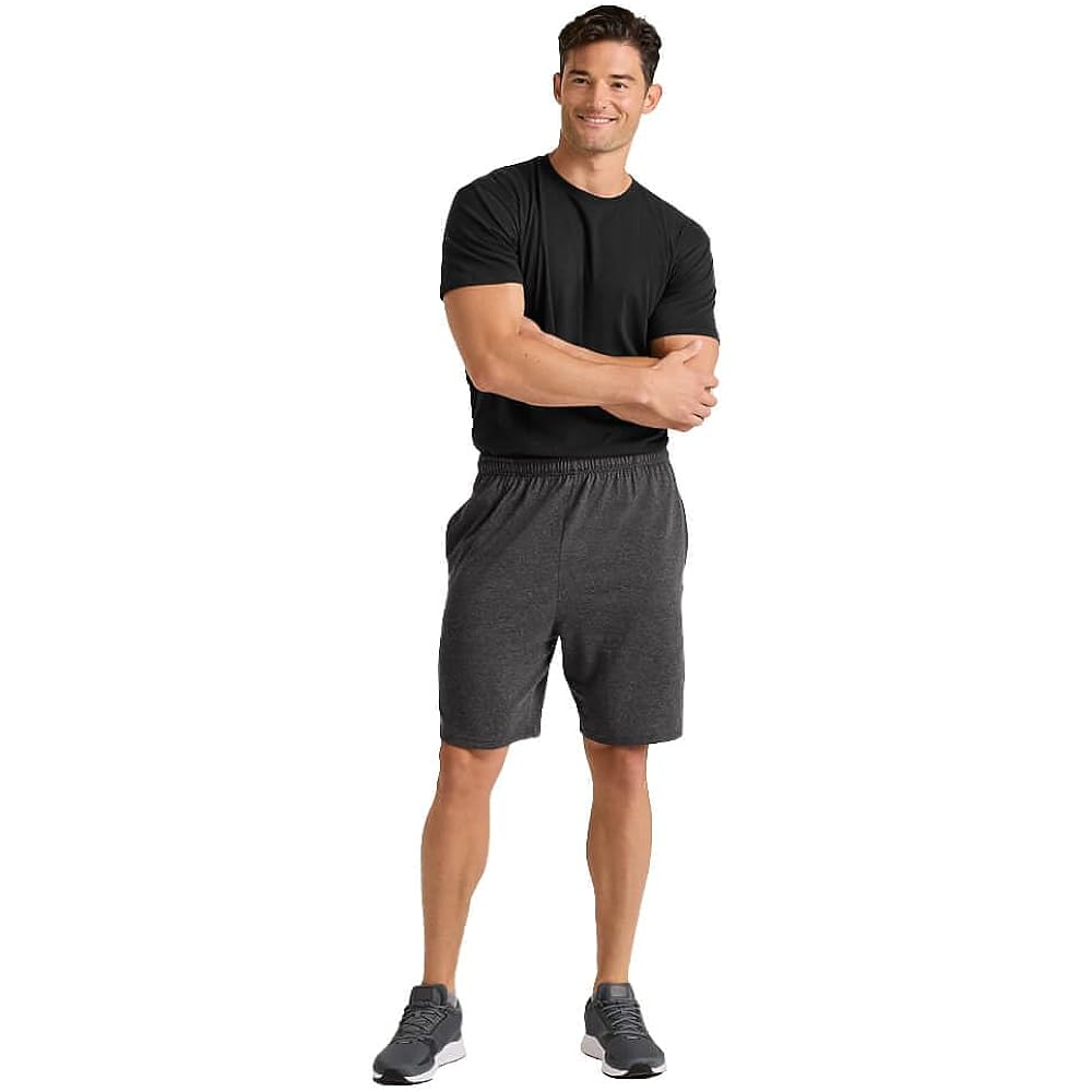 Soffe Mens Classic Midweight Shorts With Pockets, 8" Inseam, Multipack