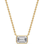 Fascinating Diamonds Bezel Set Solitaire Pendant for Women IGI Certified 14K Gold/Silver Lab Grown Diamond Choker Pendant Necklace With 18" Chain (E-F-G, VS1-VS2, 0.50-5 c.t.w)