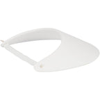 Fabric Foam Sun String Visor, White