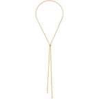Gold Silver Necklace for Women Y Chain Adjustable Gold Long Necklaces Fashion Dainty Jewelry