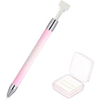 Rhinestone Picker Wax Pen, Refillable Rhinestones Applicator with 3 Additional Wax Refills, Rhinestone Picker Tools for Nail Art Design and Diamond Art Painting
