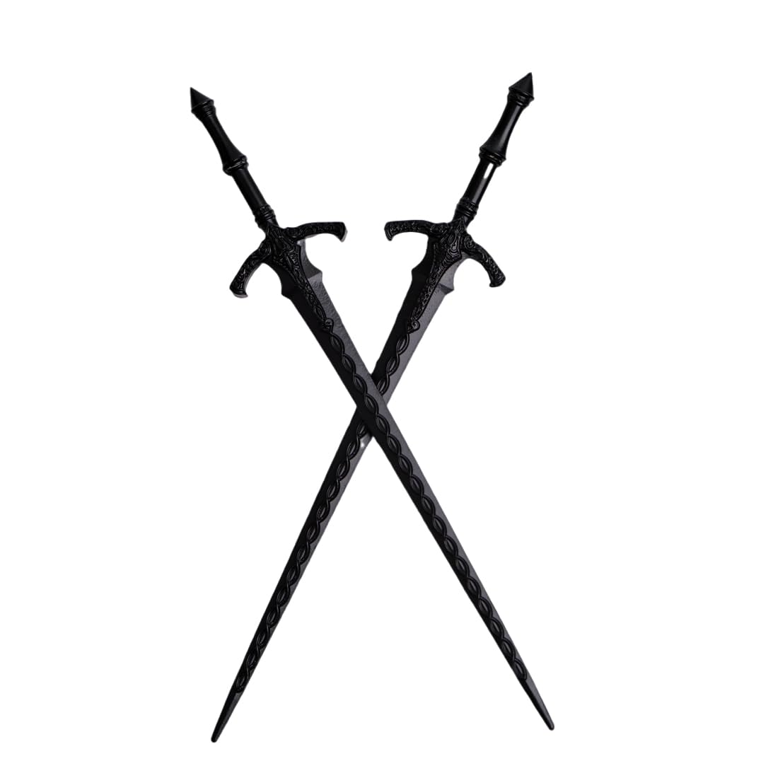 2Pcs Retro Viking Hair Sticks – Black Gothic Metal Sword Hair Pins For Women, Perfect For Renaissance Festivals, Halloween, Thick Hair & Updos (Rlal)