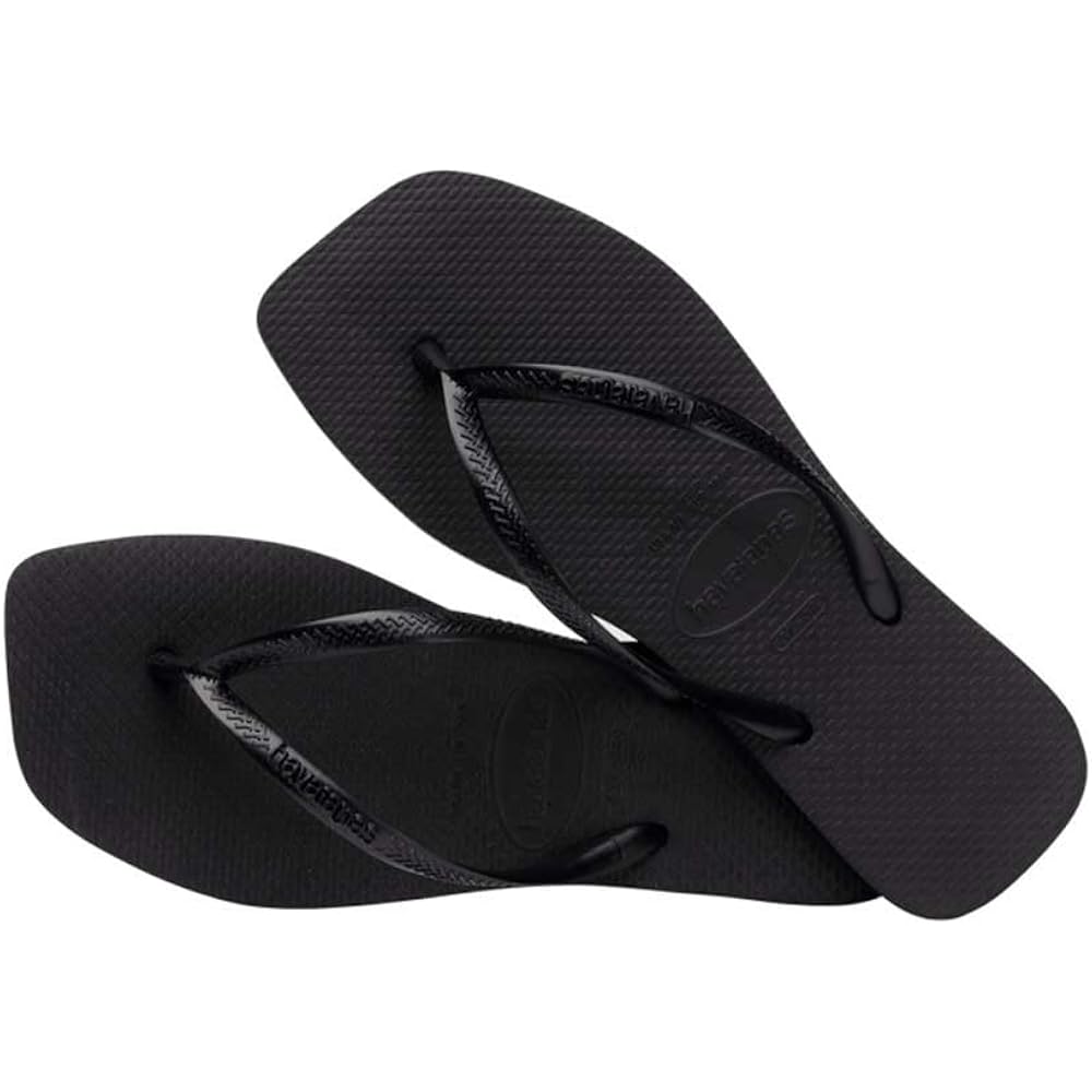 Havaianas Women'S Slim Square Solid Flip Flops