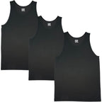 32 Degrees Comfort Mesh Tank Top, 3 Pack, X-Large Black