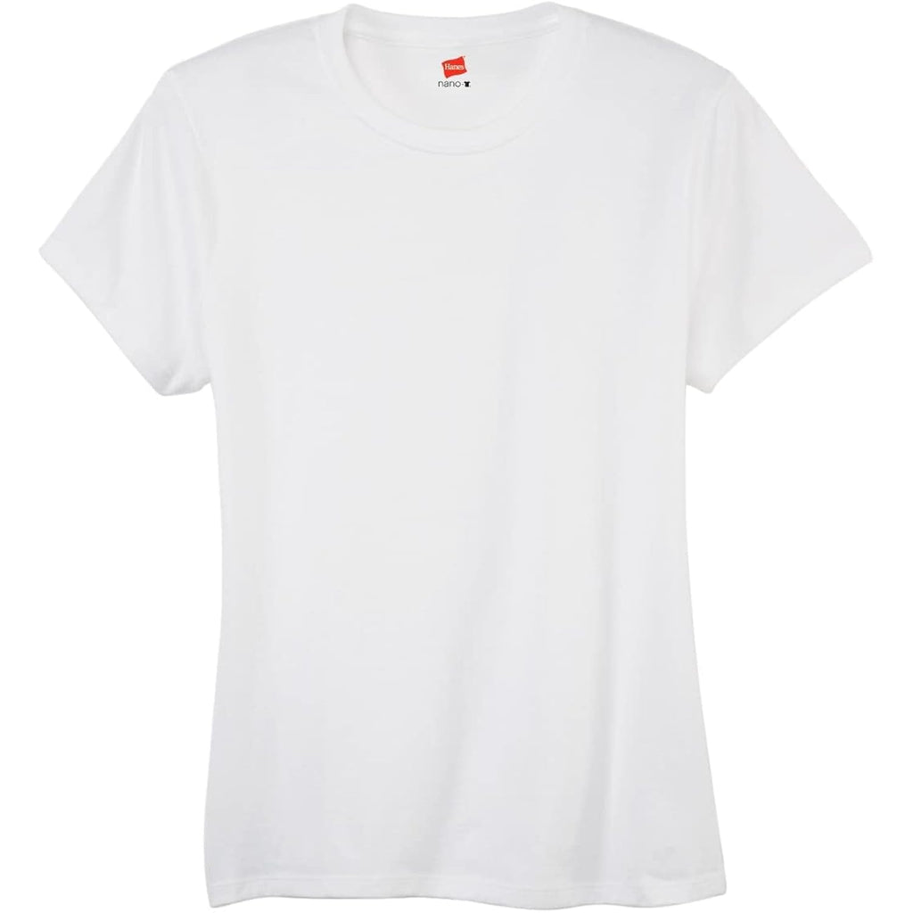 Hanes Women's Perfect-T Crewneck T-Shirt, Lightweight Cotton Short Sleeve Tee for Women