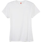 Hanes Women's Perfect-T Crewneck T-Shirt, Lightweight Cotton Short Sleeve Tee for Women