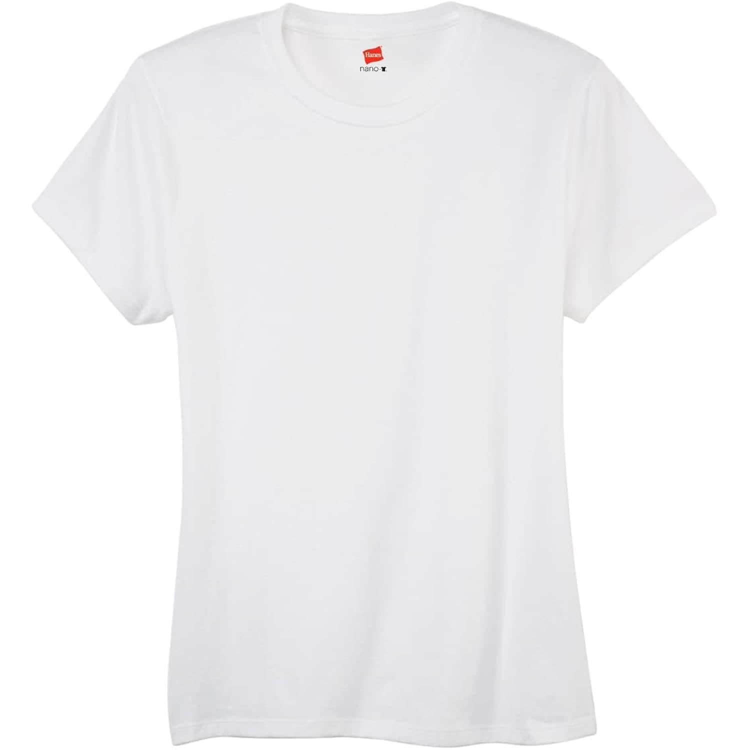 Hanes Women's Perfect-T Crewneck T-Shirt, Lightweight Cotton Short Sleeve Tee for Women