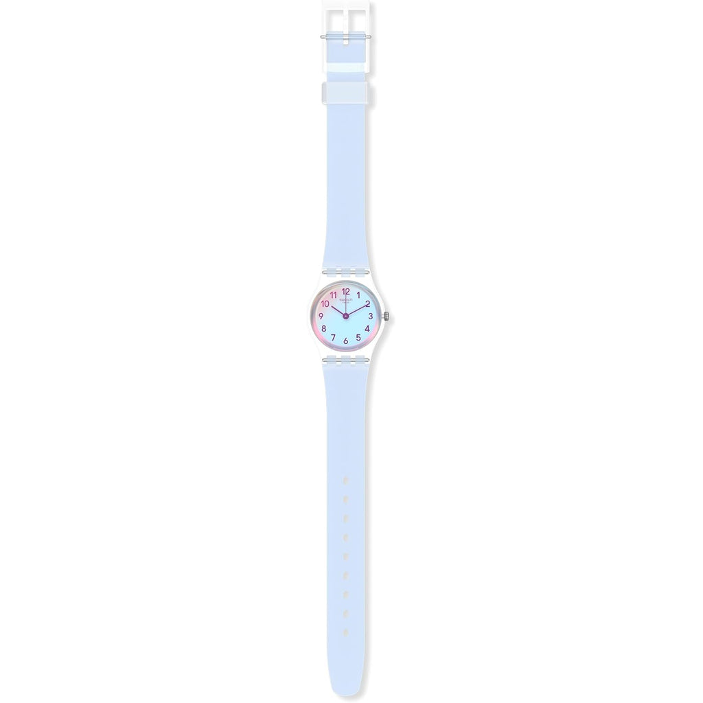 Swatch Lady Women'S Watch Casual Polymer Blue Quartz Waterproof Casual Blue