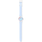 Swatch Lady Women'S Watch Casual Polymer Blue Quartz Waterproof Casual Blue