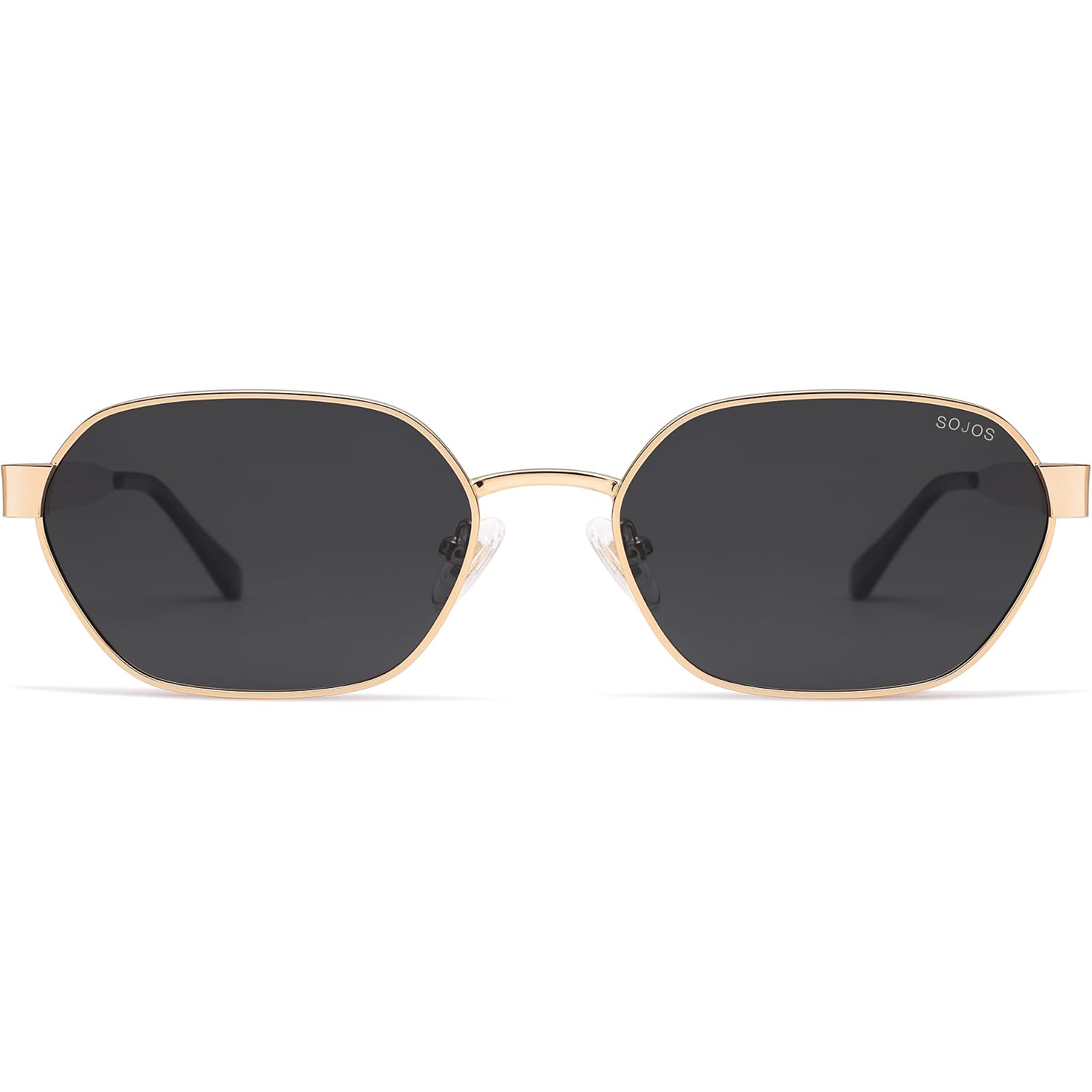 Sojos Trendy Polarized Hexagon Sunglasses For Women Men, Uv400 Retro Rectangle Shades Sj1238